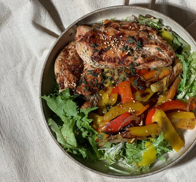 Grilled Chicken Veggies Tango