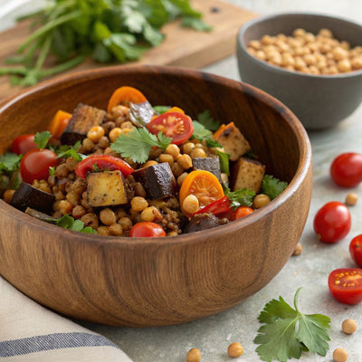 Eggplant Lentils Flow