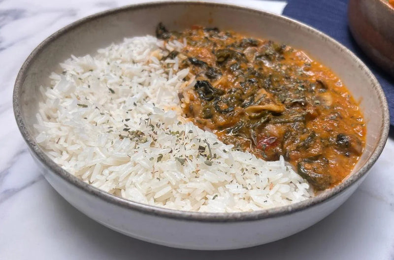 Spinach Mushroom Fest
