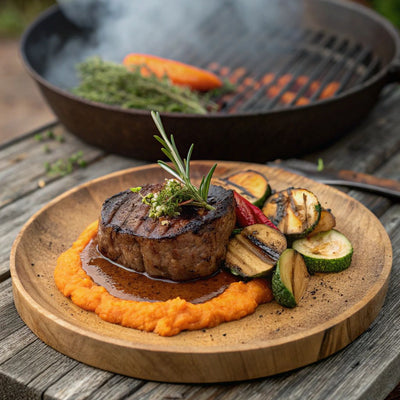 Steak Pumpkin Purée Flow