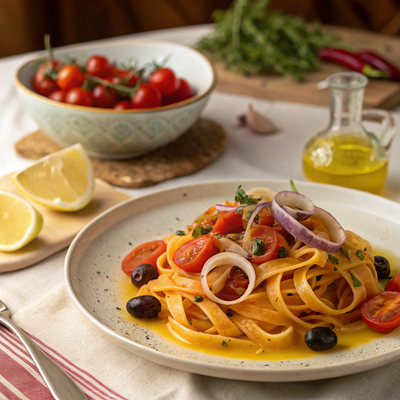 Tomato Olives Pasta Fest