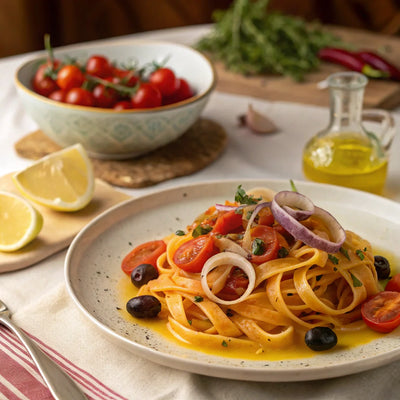 Tomato Olives Pasta Fest